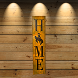 Bucking Horse Entryway Sign