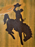 Bucking Horse Entryway Sign